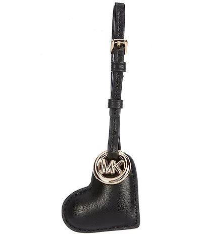 Michael Kors Metal Puffy Leather Heart Charm