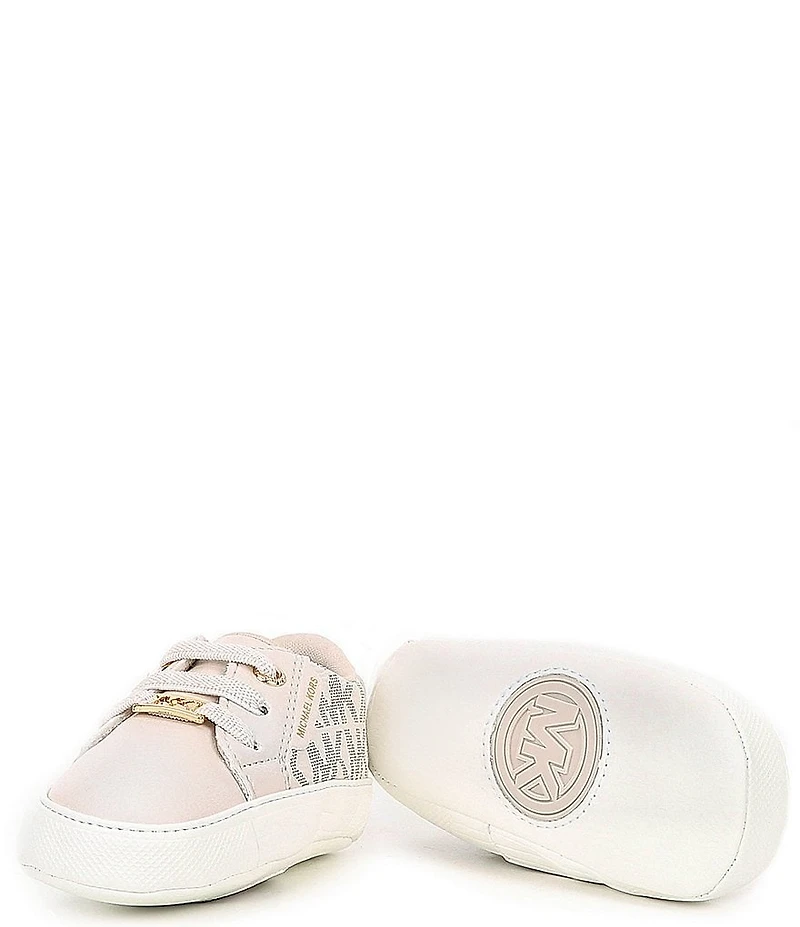 MICHAEL Michael Kors Girls' Baby Izetta Logo Sneaker Crib Shoes (Infant)