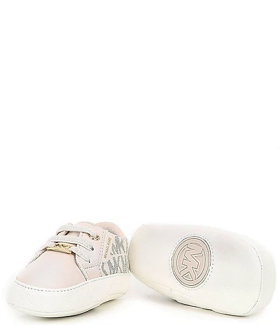 MICHAEL Michael Kors Girls' Baby Izetta Logo Sneaker Crib Shoes (Infant)