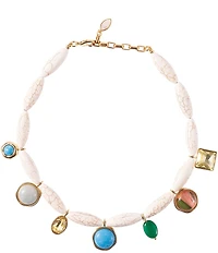 Mignonne Gavigan Adriana Shell Statement Charm Necklace