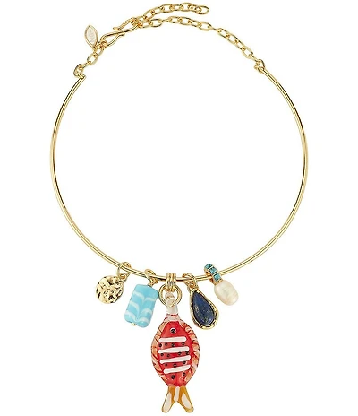 Mignonne Gavigan Alara Fish Resort Collar Charm Necklace