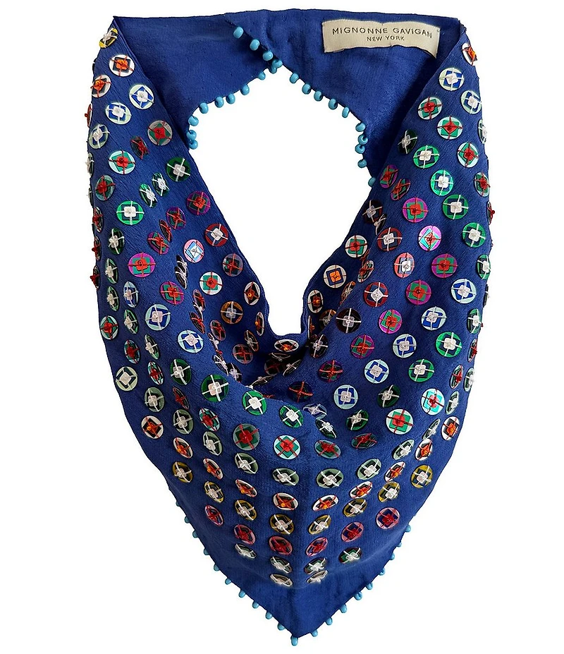 Mignonne Gavigan Mare Beaded Bandana Statement Necklace