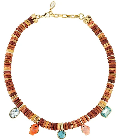 Mignonne Gavigan Norie Fish Charm Collar Necklace