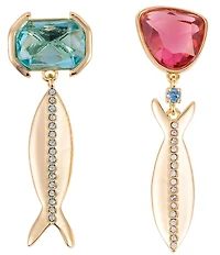 Mignonne Gavigan Paula Fish Mismatch Drop Earrings