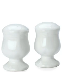 Mikasa French Countryside Rippled Baroque Stoneware Salt & Pepper Shaker Set