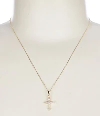Miranda Frye Harmony Cross Short Pendant Necklace