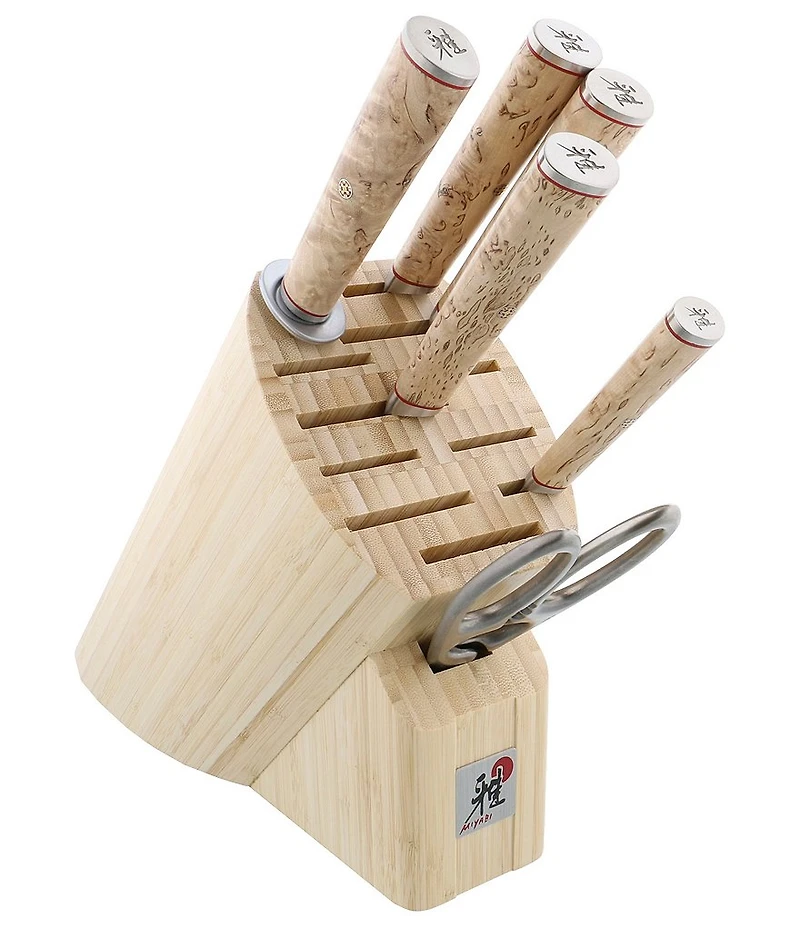 Miyabi Birchwood 7-Piece Knife Block Set