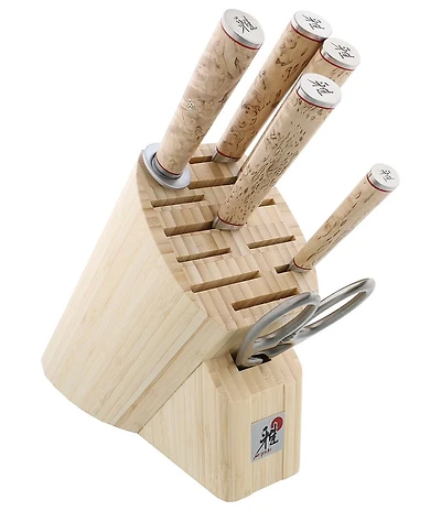 Miyabi Birchwood 7-Piece Knife Block Set