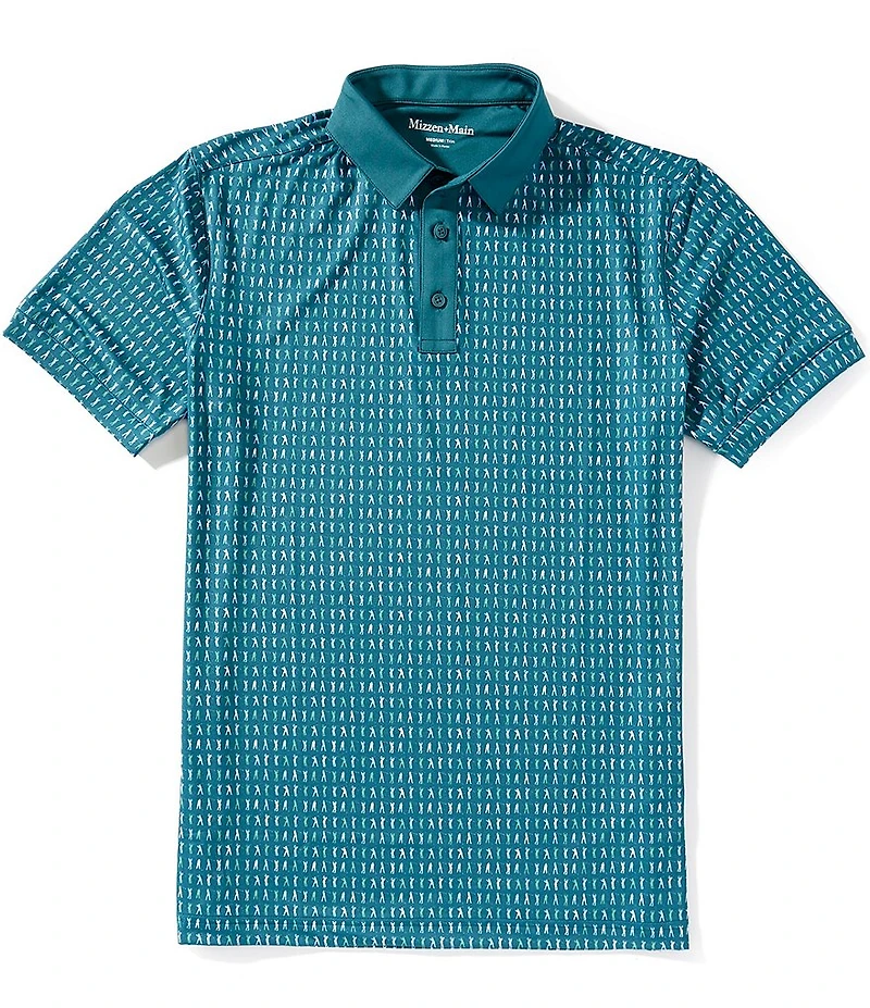Mizzen+Main Byron Nelson Versa Performance Stretch Short Sleeve Polo Shirt