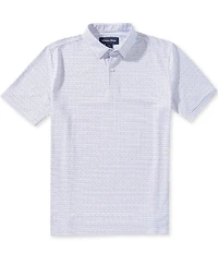 Mizzen+Main Halyard Dot Stripe Short Sleeve Polo Shirt