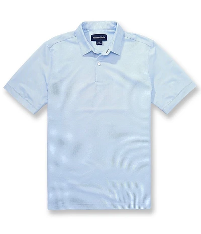 Mizzen+Main Halyard Tight Diamond Print Short Sleeve Polo Shirt