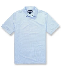 Mizzen+Main Halyard Tight Diamond Print Short Sleeve Polo Shirt