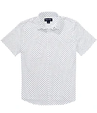 Mizzen+Main Halyard Triangle Print Short Sleeve Woven Shirt