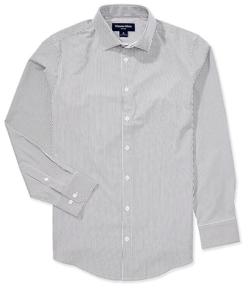 Mizzen+Main Leeward Banker Stripe Long Sleeve Woven Shirt