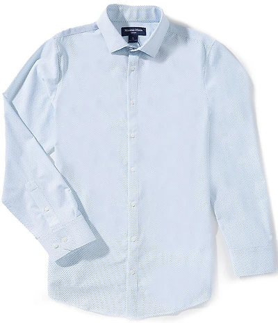 Mizzen+Main Leeward Diamond Print Long Sleeve Woven Shirt