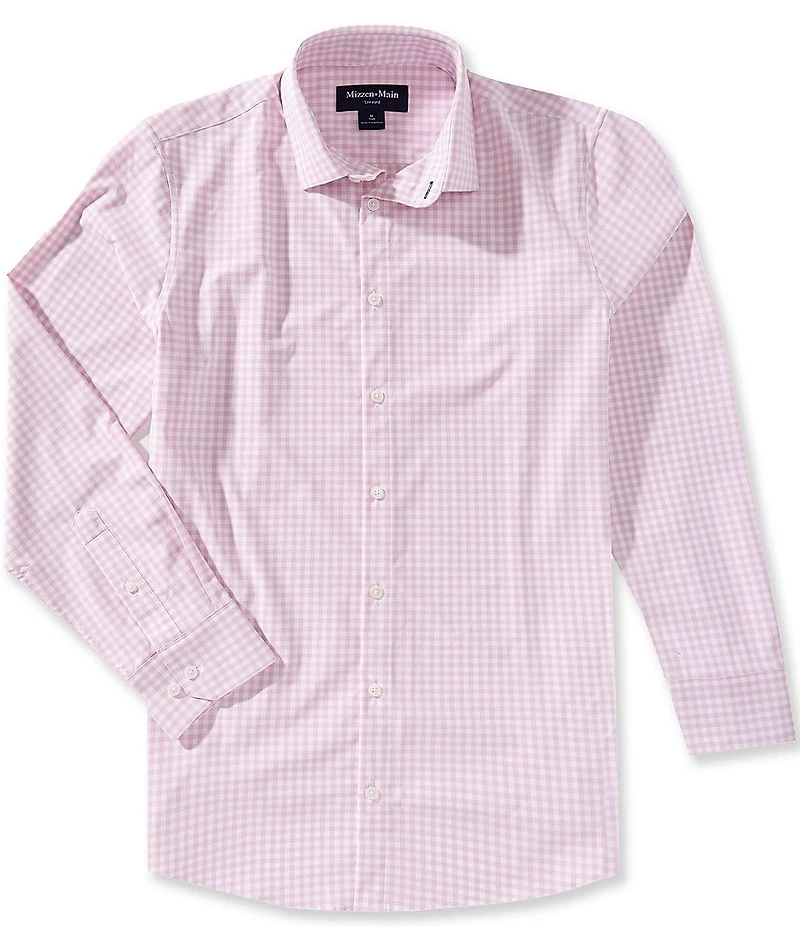Mizzen+Main Leeward Crew Gingham Long Sleeve Woven Shirt