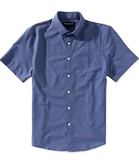 Mizzen+Main Leeward Medallion Print Short Sleeve Woven Shirt