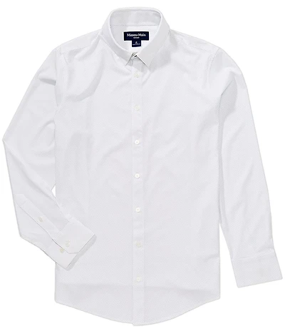 Mizzen+Main Leeward Micro Dot Long Sleeve Woven Shirt