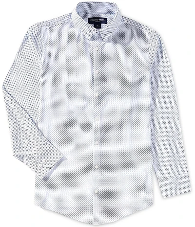 Mizzen+Main Leeward Performance Stretch Mini Geo Print Long Sleeve Woven Shirt