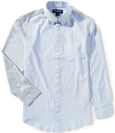 Mizzen+Main Leeward Plaid Long Sleeve Woven Dress Shirt