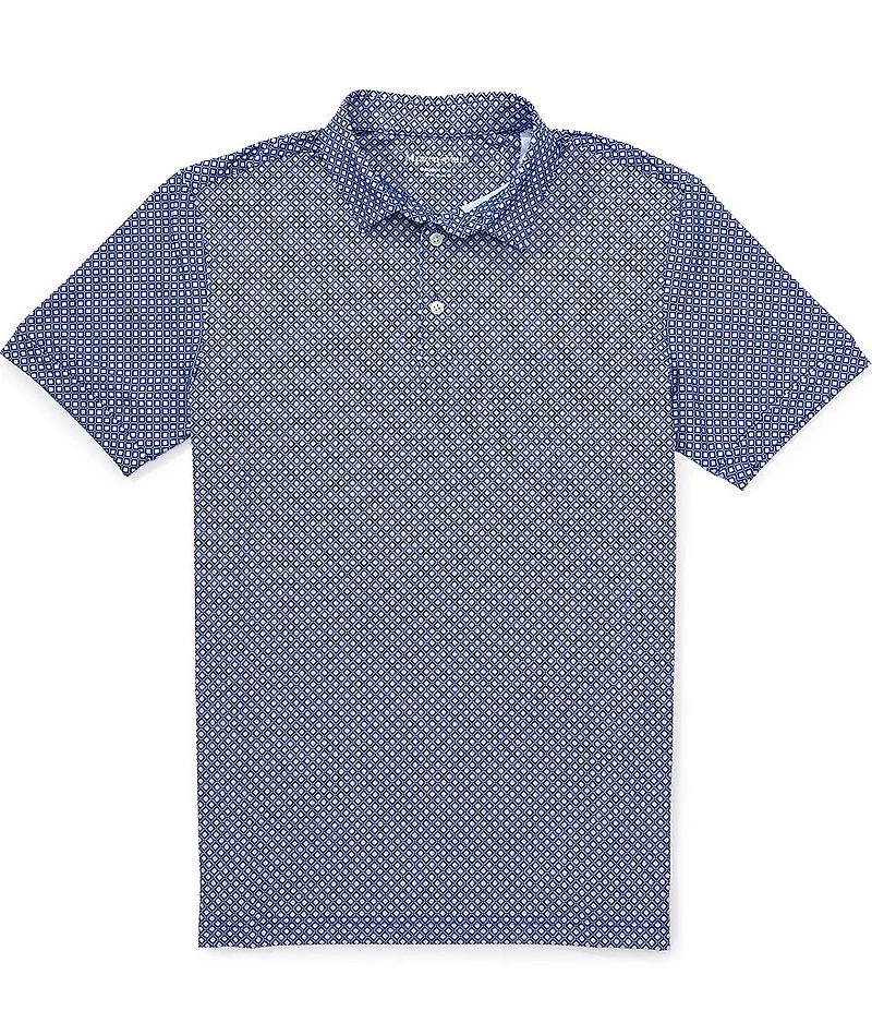 Mizzen+Main Performance Stretch Versa Diamond Short Sleeve Polo Shirt