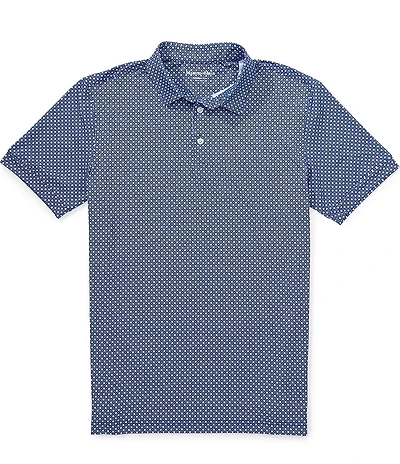 Mizzen+Main Performance Stretch Versa Diamond Short Sleeve Polo Shirt