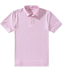 Mizzen+Main Versa Azaleas Print Short Sleeve Polo Shirt