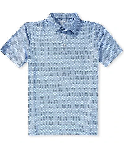Mizzen+Main Versa Club Crest Short Sleeve Polo Shirt