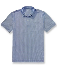 Mizzen+Main Versa Tee Time Print Short Sleeve Polo Shirt