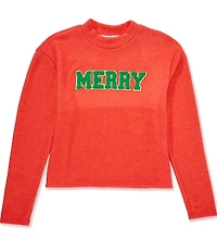 Moa Moa Big Girls Long-Sleeve Christmas Sweatshirt