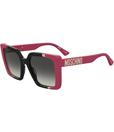 Moschino Women's MOS172 56mm Color Block Square Sunglasses