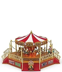 Mr. Christmas 90th Anniversary Collection Animated and Musical World's Fair Boardwalk Carousel