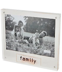 Mud Pie Acrylic Family Plaque Frame - 4x6