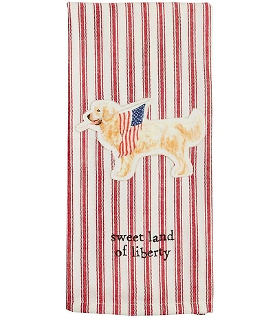 Mud Pie Americana Collection Dog Patch Kitchen Towel