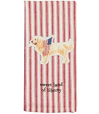 Mud Pie Americana Collection Dog Patch Kitchen Towel