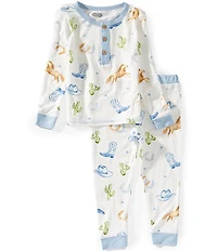 Mud Pie Baby Boys Western Pajamas Top and Pajama Bottom 2-Piece Set