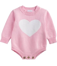 Mud Pie Baby Girls Long Sleeve Love Sweater Bubble