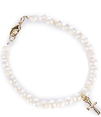 Mud Pie Baby Girls Cross Bracelet