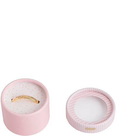 Mud Pie Baby Girls Love You Forever Gold Bangle Bracelet