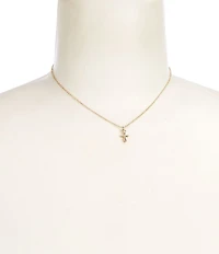 Mud Pie Baby Girls Petite Metal Cross Necklace