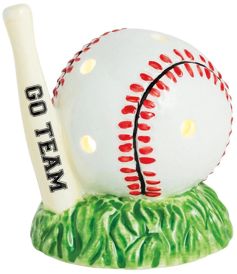 Mud Pie Baseball Light-up Sitter