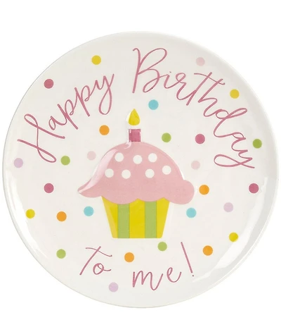 Mud Pie Birthday Girl's Singing Plate