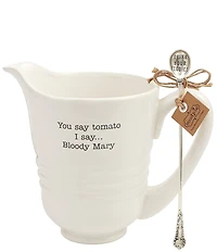 Mud Pie Bloody Mary Pitcher Set