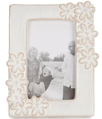 Mud Pie Botanica Collection Vertical Flower Mini Picture Frame