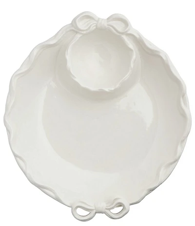 Mud Pie Bow Chip And Dip Set