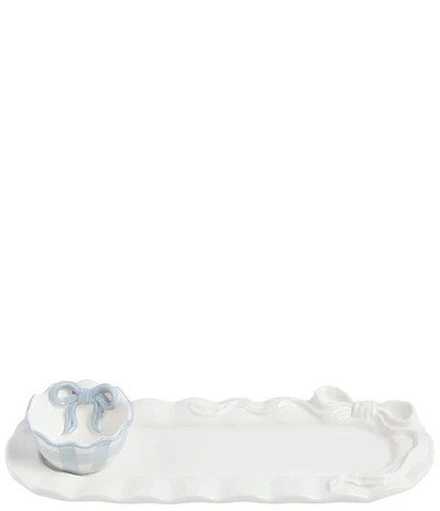 Mud Pie Bow Collection Chip and Dip Set