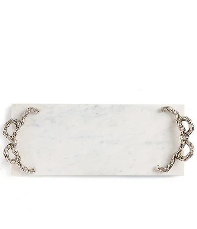 Mud Pie Bow Marble Board with Bow Handles