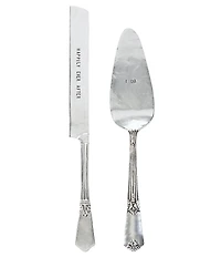Mud Pie Wedding I Do & Happily Ever After Cake Knife & Server Set