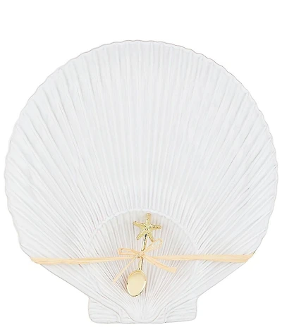 Mud Pie By The Sea Fan Shell Chip And Dip Set