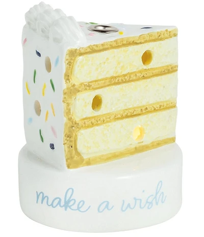 Mud Pie Cake Candle Holder LED Light-up Sitter